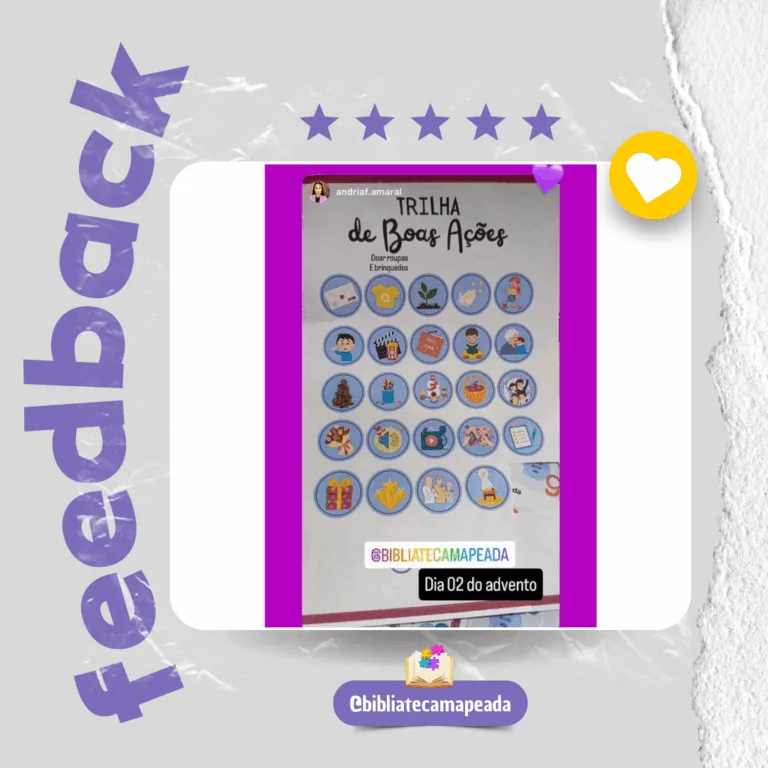 Feedback de cliente sobre os materiais BíbliaTeca