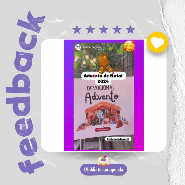 Feedback de cliente sobre os materiais BíbliaTeca
