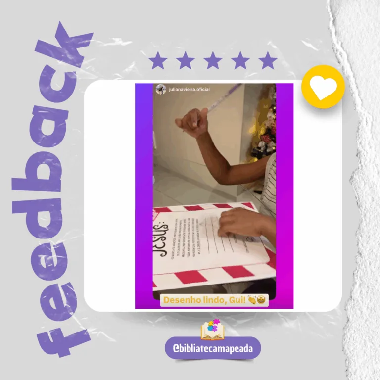 Feedback de cliente sobre os materiais BíbliaTeca