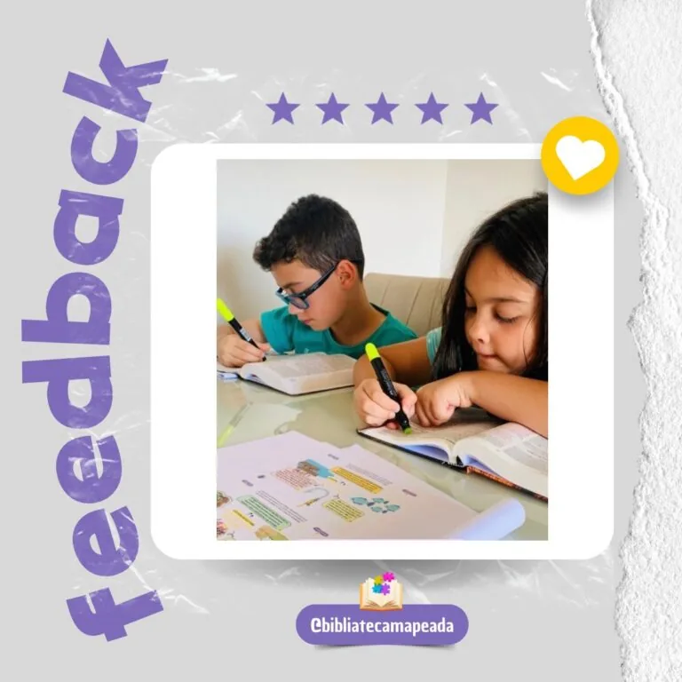 Feedback de cliente sobre os materiais BíbliaTeca