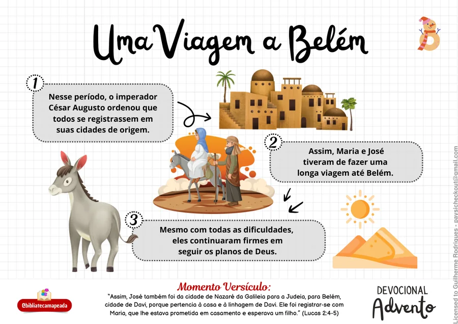 Página Uma Viagem a Belém