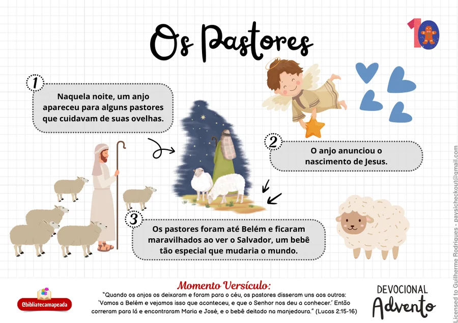 Página Os Pastores