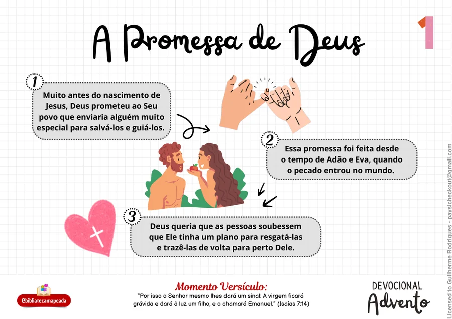 Página A Promessa de Deus